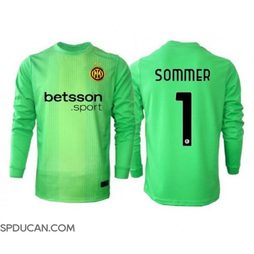 Muški Nogometni Dres Inter Milan Yann Sommer #1 Golmanski Rezervni 2025-26 Dugi Rukav